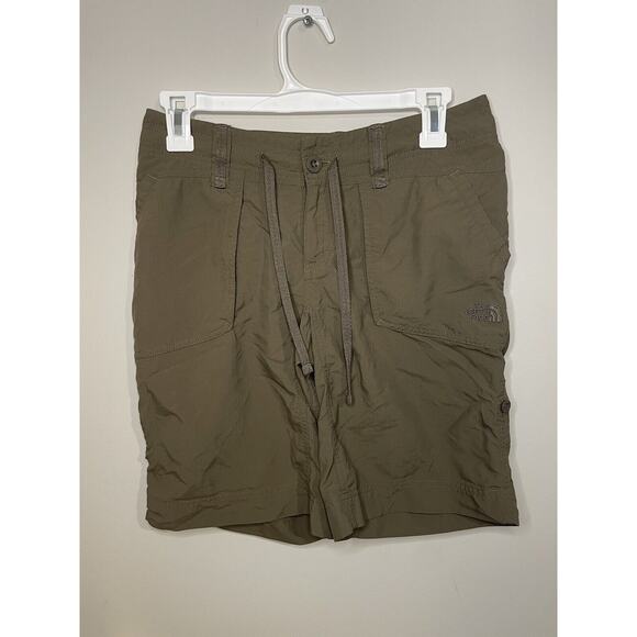 Women’s Shorts THE NORTH FACE Size 2 Brown Nylon Long Shorts - Picture 1 of 11